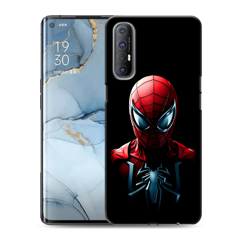 Силиконовый чехол на OPPO Reno3 Pro с принтом Spiderman Человек паук Силиконовый чехол на OPPO Reno3 Pro с принтом Spiderman Человек паук