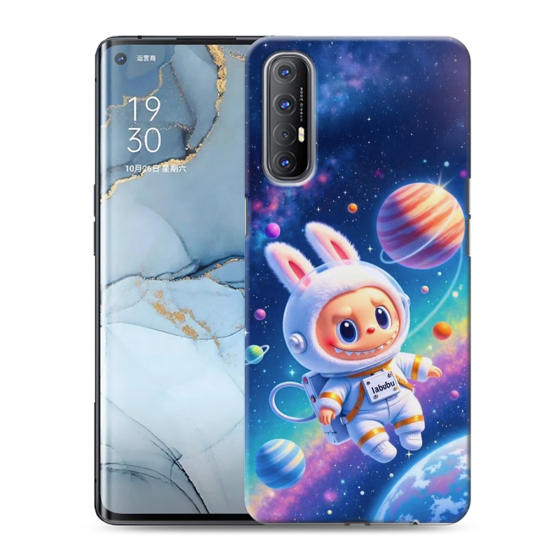 Силиконовый чехол на OPPO Reno3 Pro с принтом Labubu Лабубу Силиконовый чехол на OPPO Reno3 Pro с принтом Labubu Лабубу