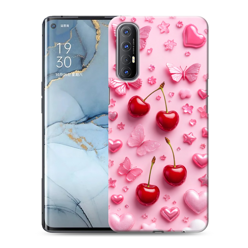 Пластиковый чехол на OPPO Reno3 Pro с принтом для девочек Пластиковый чехол на OPPO Reno3 Pro с принтом для девочек