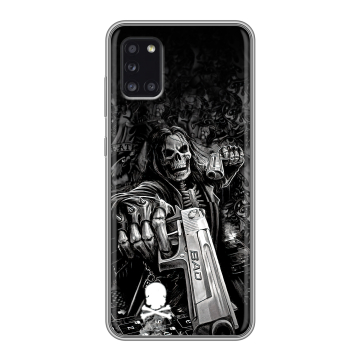 Силиконовый чехол на Samsung Galaxy A31 с принтом Скелет Силиконовый чехол на Samsung Galaxy A31 с принтом Скелет