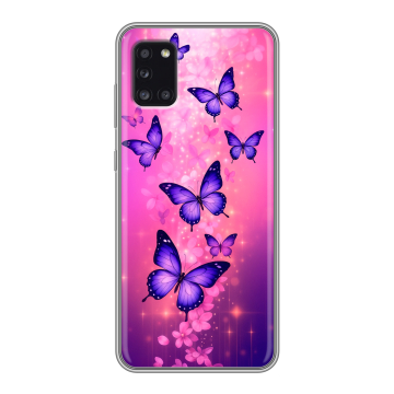 Силиконовый чехол на Samsung Galaxy A31 с принтом Бабочки