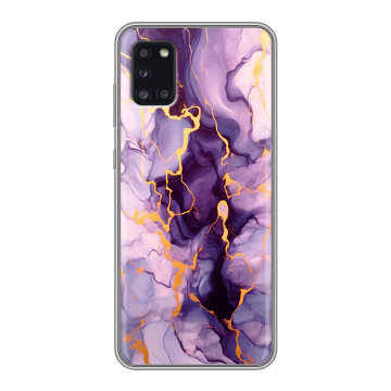 Силиконовый чехол на Samsung Galaxy A31 с принтом Мрамор