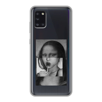 Силиконовый чехол на Samsung Galaxy A31 с принтом Мона Лиза