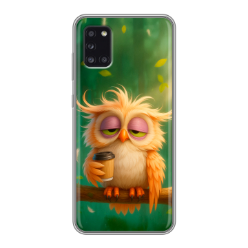 Силиконовый чехол на Samsung Galaxy A31 с принтом сова