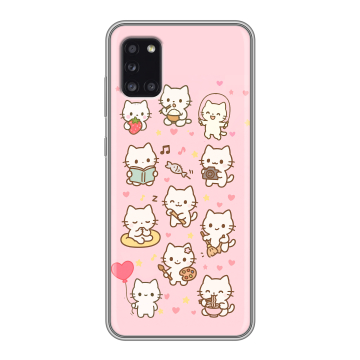 Силиконовый чехол на Samsung Galaxy A31 с принтом Hello Kitty Хелоу Кити