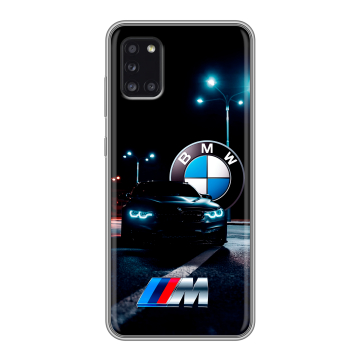 Силиконовый чехол на Samsung Galaxy A31 с принтом БМВ BMW Силиконовый чехол на Samsung Galaxy A31 с принтом БМВ BMW