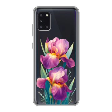 Силиконовый чехол на Samsung Galaxy A31 с принтом Цветы орхидеи Силиконовый чехол на Samsung Galaxy A31 с принтом Цветы орхидеи