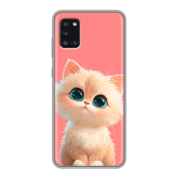 Силиконовый чехол на Samsung Galaxy A31 с принтом Розовый котенок Силиконовый чехол на Samsung Galaxy A31 с принтом Розовый котенок