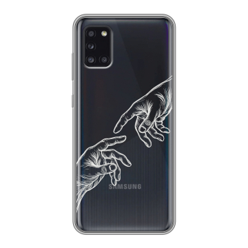 Силиконовый чехол на Samsung Galaxy A31 с принтом Сотворение мира Силиконовый чехол на Samsung Galaxy A31 с принтом Сотворение мира