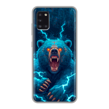 Силиконовый чехол на Samsung Galaxy A31 с принтом Медведь Силиконовый чехол на Samsung Galaxy A31 с принтом Медведь