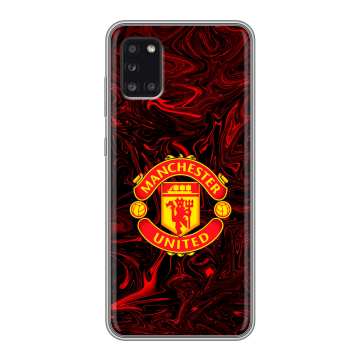 Силиконовый чехол на Samsung Galaxy A31 с принтом Manchester United Силиконовый чехол на Samsung Galaxy A31 с принтом Manchester United