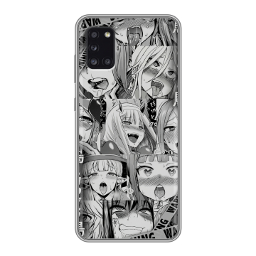 Силиконовый чехол на Samsung Galaxy A31 с принтом Ahegao Ахегао Аниме Силиконовый чехол на Samsung Galaxy A31 с принтом Ahegao Ахегао Аниме