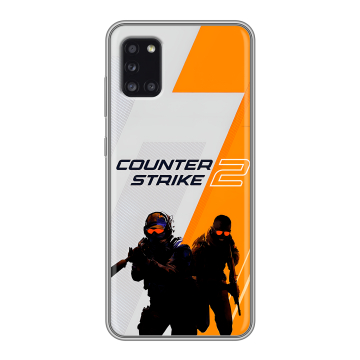 Силиконовый чехол на Samsung Galaxy A31 с принтом Counter Strike