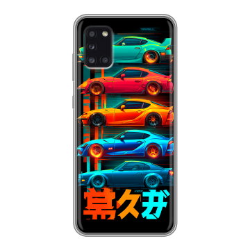 Силиконовый чехол на Samsung Galaxy A31 с принтом машины тачки Силиконовый чехол на Samsung Galaxy A31 с принтом машины тачки