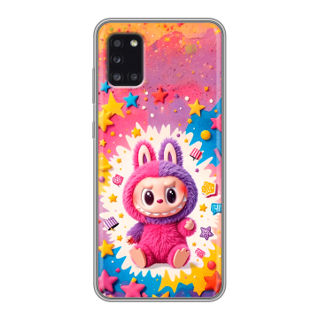 Силиконовый чехол на Samsung Galaxy A31 с принтом Labubu Лабубу