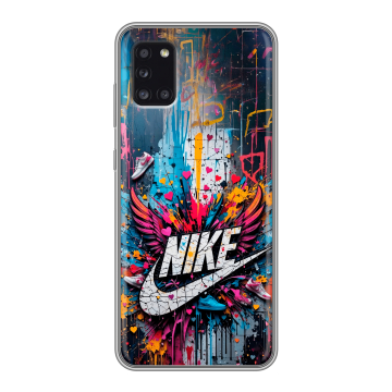Силиконовый чехол на Samsung Galaxy A31 с принтом Nike Найк