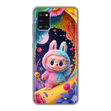 Силиконовый чехол на Samsung Galaxy A31 с принтом Labubu Лабубу