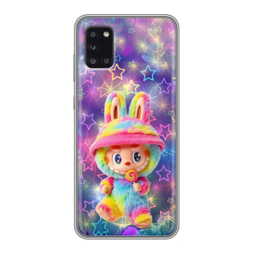 Силиконовый чехол на Samsung Galaxy A31 с принтом Labubu Лабубу