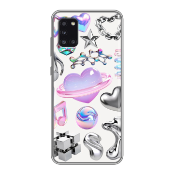 Силиконовый чехол на Samsung Galaxy A31 с принтом Y2K