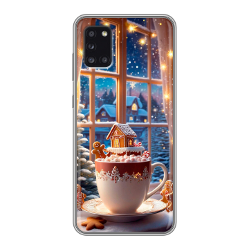 Силиконовый чехол на Samsung Galaxy A31 с принтом Новый год Силиконовый чехол на Samsung Galaxy A31 с принтом Новый год