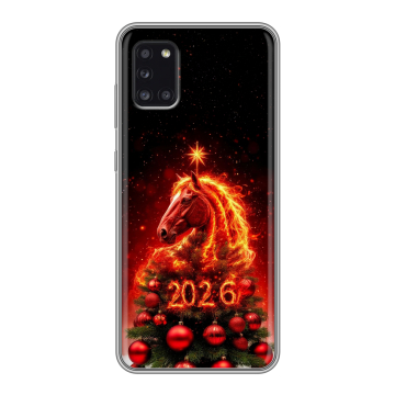 Силиконовый чехол на Samsung Galaxy A31 с принтом Новый год Силиконовый чехол на Samsung Galaxy A31 с принтом Новый год