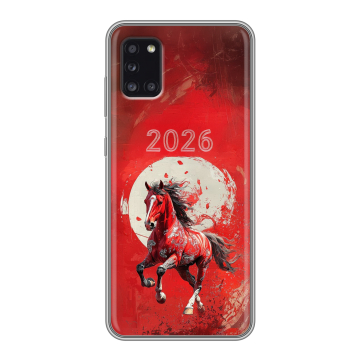 Силиконовый чехол на Samsung Galaxy A31 с принтом Новый год Силиконовый чехол на Samsung Galaxy A31 с принтом Новый год