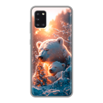 Силиконовый чехол на Samsung Galaxy A31 с принтом Новый год Силиконовый чехол на Samsung Galaxy A31 с принтом Новый год