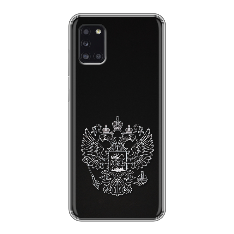 Силиконовый чехол на Samsung Galaxy A31 с принтом Герб России Силиконовый чехол на Samsung Galaxy A31 с принтом Герб России