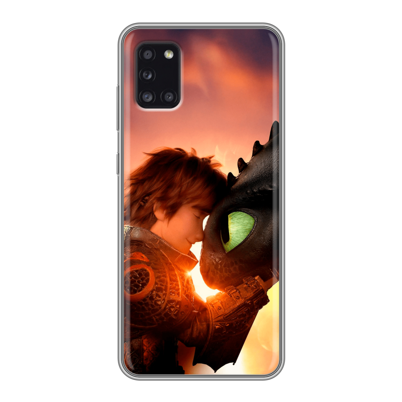 Силиконовый чехол на Samsung Galaxy A31 с принтом Как приручить дракона Силиконовый чехол на Samsung Galaxy A31 с принтом Как приручить дракона