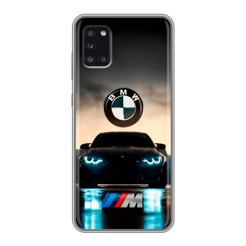 Силиконовый чехол на Samsung Galaxy A31 с принтом БМВ BMW Силиконовый чехол на Samsung Galaxy A31 с принтом БМВ BMW