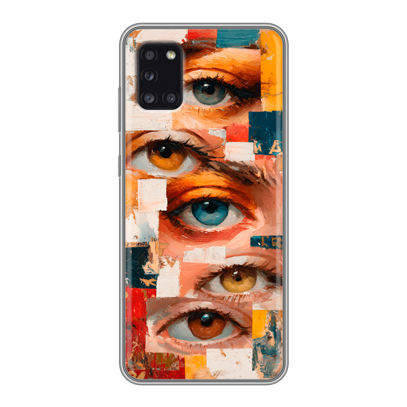 Силиконовый чехол на Samsung Galaxy A31 с принтом Модный принт Силиконовый чехол на Samsung Galaxy A31 с принтом Модный принт
