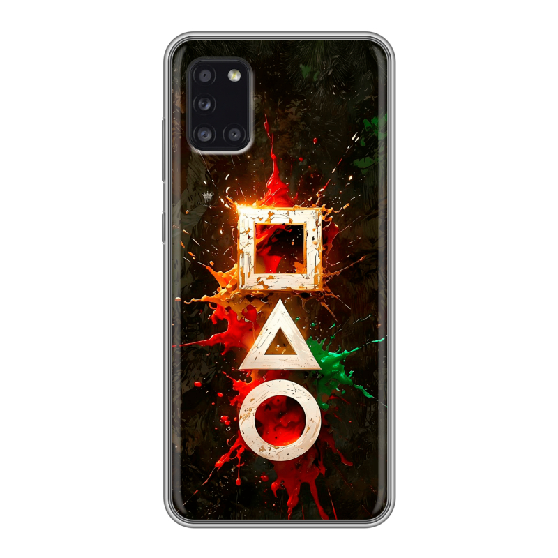 Силиконовый чехол на Samsung Galaxy A31 с принтом Squid Game Игра кальмара Силиконовый чехол на Samsung Galaxy A31 с принтом Squid Game Игра кальмара