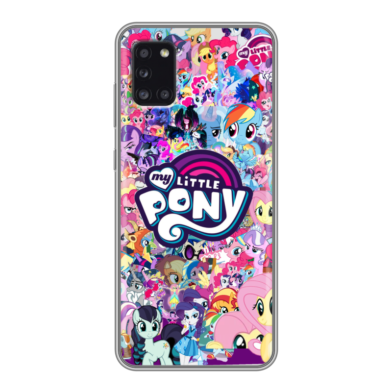 Силиконовый чехол на Samsung Galaxy A31 с принтом My little pony Дружба чудо Силиконовый чехол на Samsung Galaxy A31 с принтом My little pony Дружба чудо