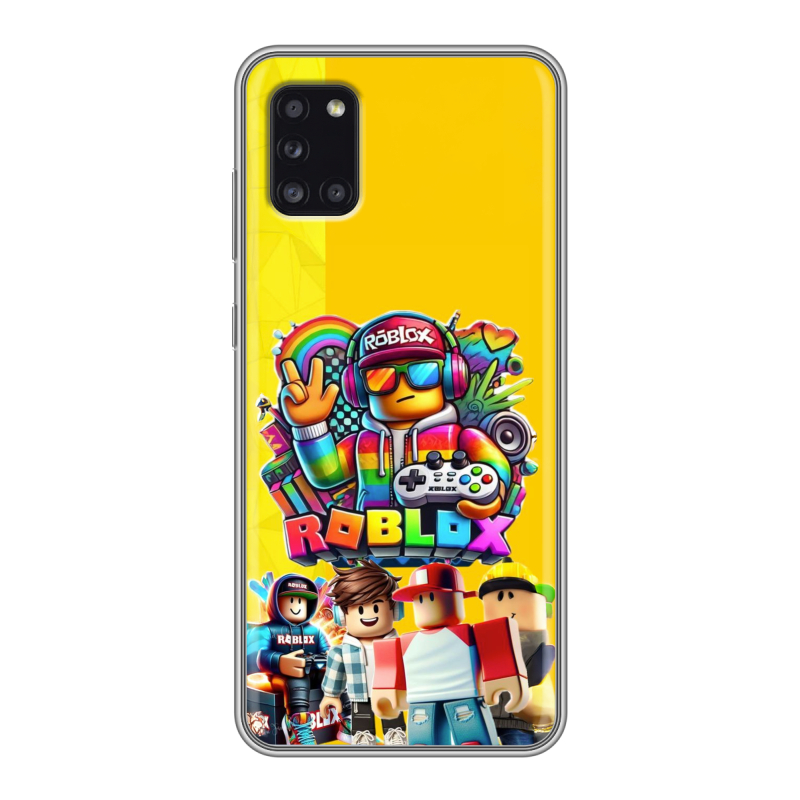 Силиконовый чехол на Samsung Galaxy A31 с принтом Roblox Роблокс Силиконовый чехол на Samsung Galaxy A31 с принтом Roblox Роблокс