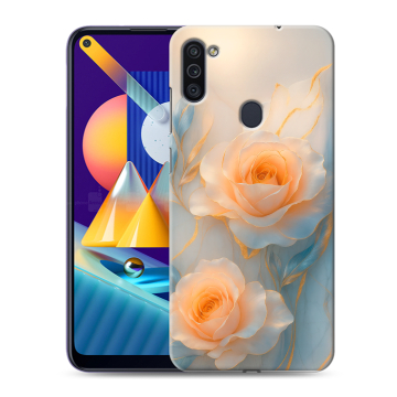Силиконовый чехол на Samsung Galaxy M11 с принтом Женский