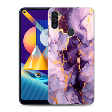 Силиконовый чехол на Samsung Galaxy M11 с принтом Мрамор Силиконовый чехол на Samsung Galaxy M11 с принтом Мрамор