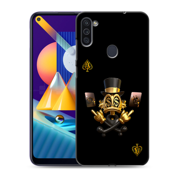 Силиконовый чехол на Samsung Galaxy M11 с принтом Золотой скрудж макдак Силиконовый чехол на Samsung Galaxy M11 с принтом Золотой скрудж макдак