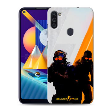 Силиконовый чехол на Samsung Galaxy M11 с принтом Контер страйк Counter strike Силиконовый чехол на Samsung Galaxy M11 с принтом Контер страйк Counter strike