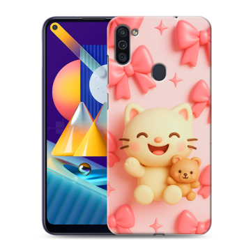 Силиконовый чехол на Samsung Galaxy M11 с принтом для девочек Силиконовый чехол на Samsung Galaxy M11 с принтом для девочек