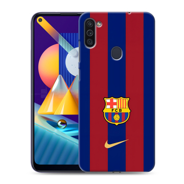 Силиконовый чехол на Samsung Galaxy M11 с принтом Барселона Barcelona Силиконовый чехол на Samsung Galaxy M11 с принтом Барселона Barcelona