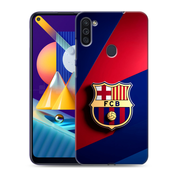 Силиконовый чехол на Samsung Galaxy M11 с принтом Барселона Barcelona Силиконовый чехол на Samsung Galaxy M11 с принтом Барселона Barcelona