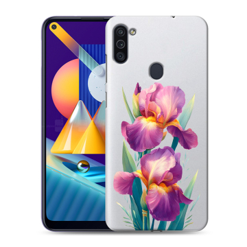 Силиконовый чехол на Samsung Galaxy M11 с принтом Цветы орхидеи Силиконовый чехол на Samsung Galaxy M11 с принтом Цветы орхидеи