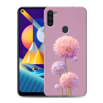 Силиконовый чехол на Samsung Galaxy M11 с принтом Цветы Силиконовый чехол на Samsung Galaxy M11 с принтом Цветы