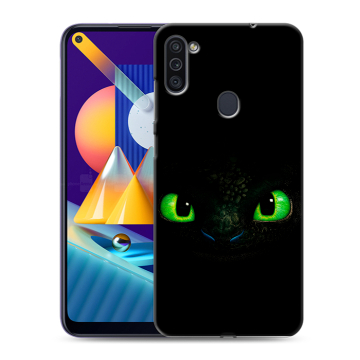 Силиконовый чехол на Samsung Galaxy M11 с принтом Как приручить дракона Силиконовый чехол на Samsung Galaxy M11 с принтом Как приручить дракона