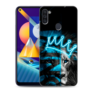 Силиконовый чехол на Samsung Galaxy M11 с принтом Король лев Силиконовый чехол на Samsung Galaxy M11 с принтом Король лев
