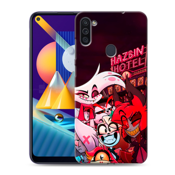 Силиконовый чехол на Samsung Galaxy M11 с принтом Hazbin Hotel Отель Хазбин Силиконовый чехол на Samsung Galaxy M11 с принтом Hazbin Hotel Отель Хазбин