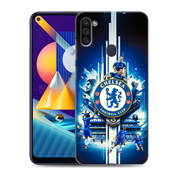 Силиконовый чехол на Samsung Galaxy M11 с принтом Chelsea Челси Силиконовый чехол на Samsung Galaxy M11 с принтом Chelsea Челси