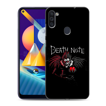 Силиконовый чехол на Samsung Galaxy M11 с принтом Death note Тетрадь смерти Силиконовый чехол на Samsung Galaxy M11 с принтом Death note Тетрадь смерти