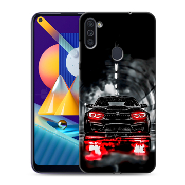 Силиконовый чехол на Samsung Galaxy M11 с принтом BMW БМВ Силиконовый чехол на Samsung Galaxy M11 с принтом BMW БМВ