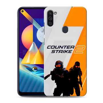 Силиконовый чехол на Samsung Galaxy M11 с принтом Counter Strike Силиконовый чехол на Samsung Galaxy M11 с принтом Counter Strike